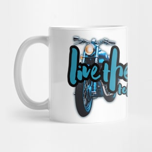 Live The Moment Motorcycle Mug